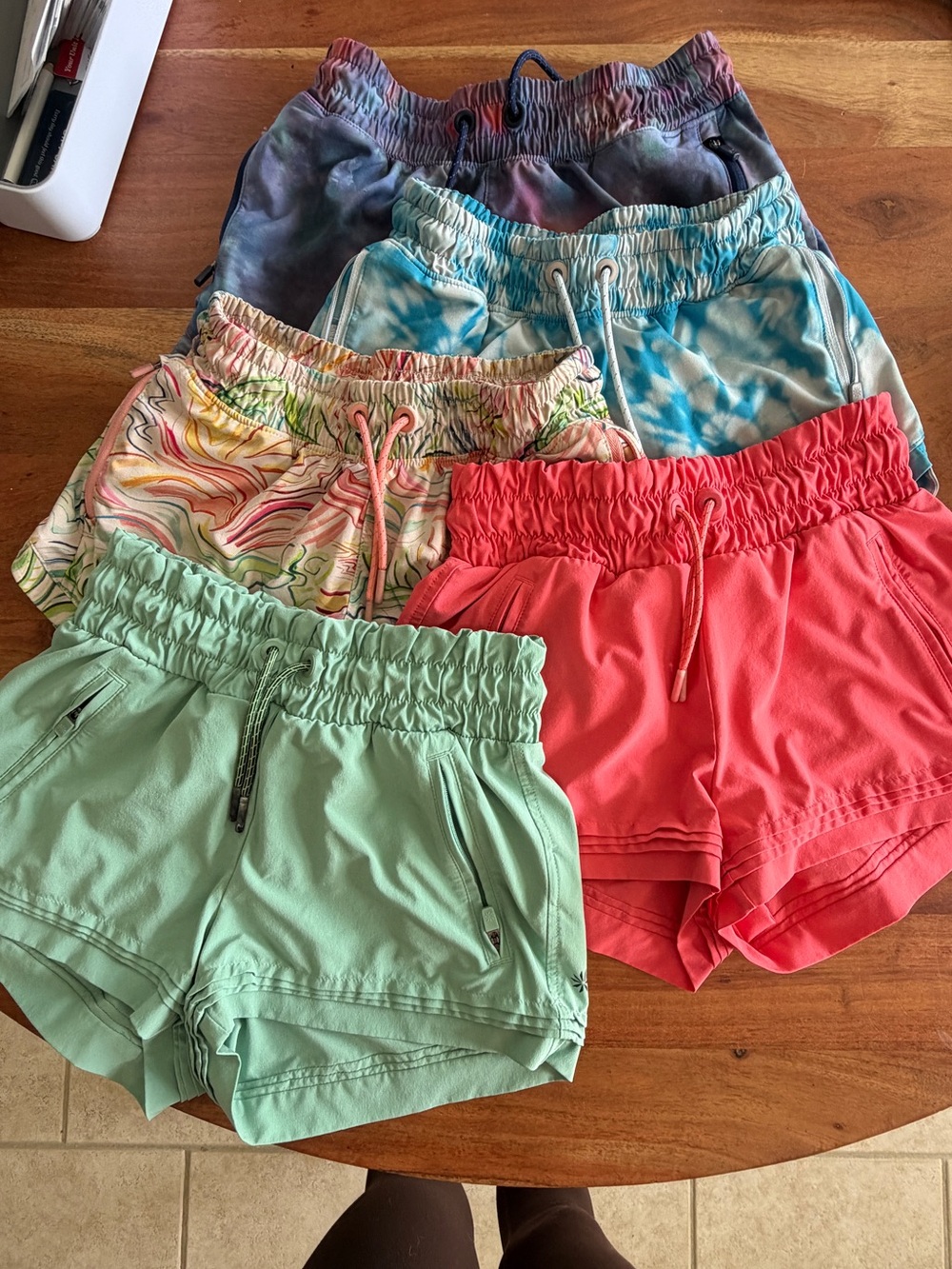 13 pairs Athleta girl 8-10 shorts excellent condition.